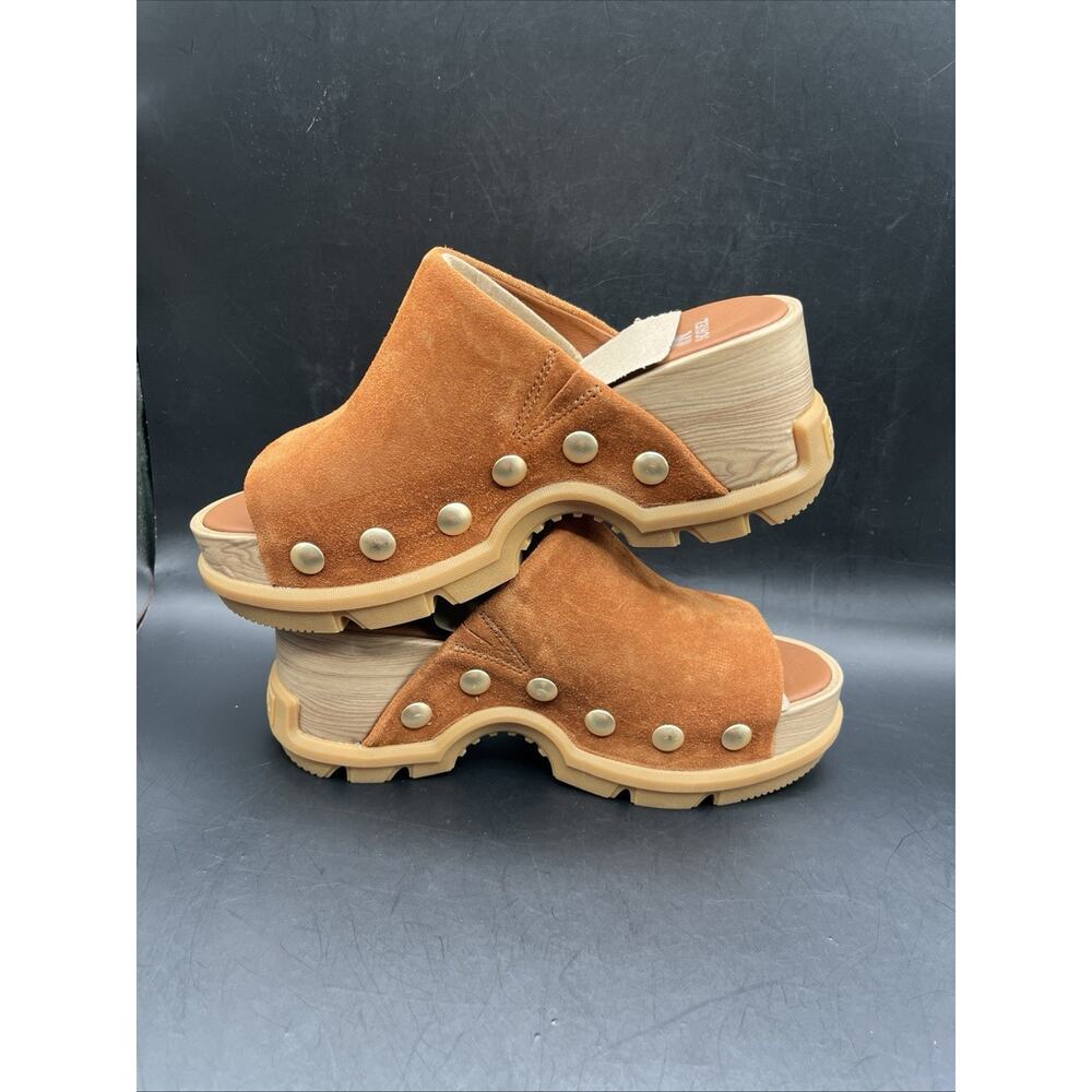 SOREL Roam'n™ Slide Women's Platform Sandals Brown US Sz 7 MSRP$175 - Picture 6 of 13